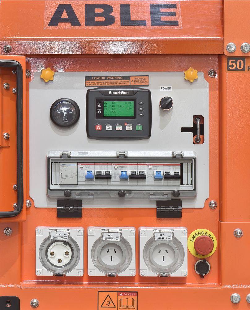 6kVA ABLE Yanmar Low Profile Diesel Generator FP6LY - view 3
