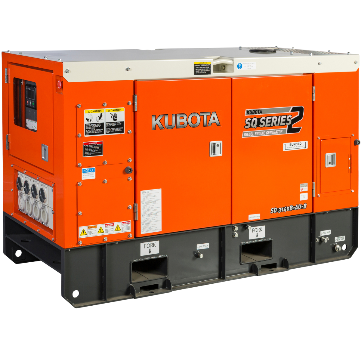15.4kVA Kubota SQ3140