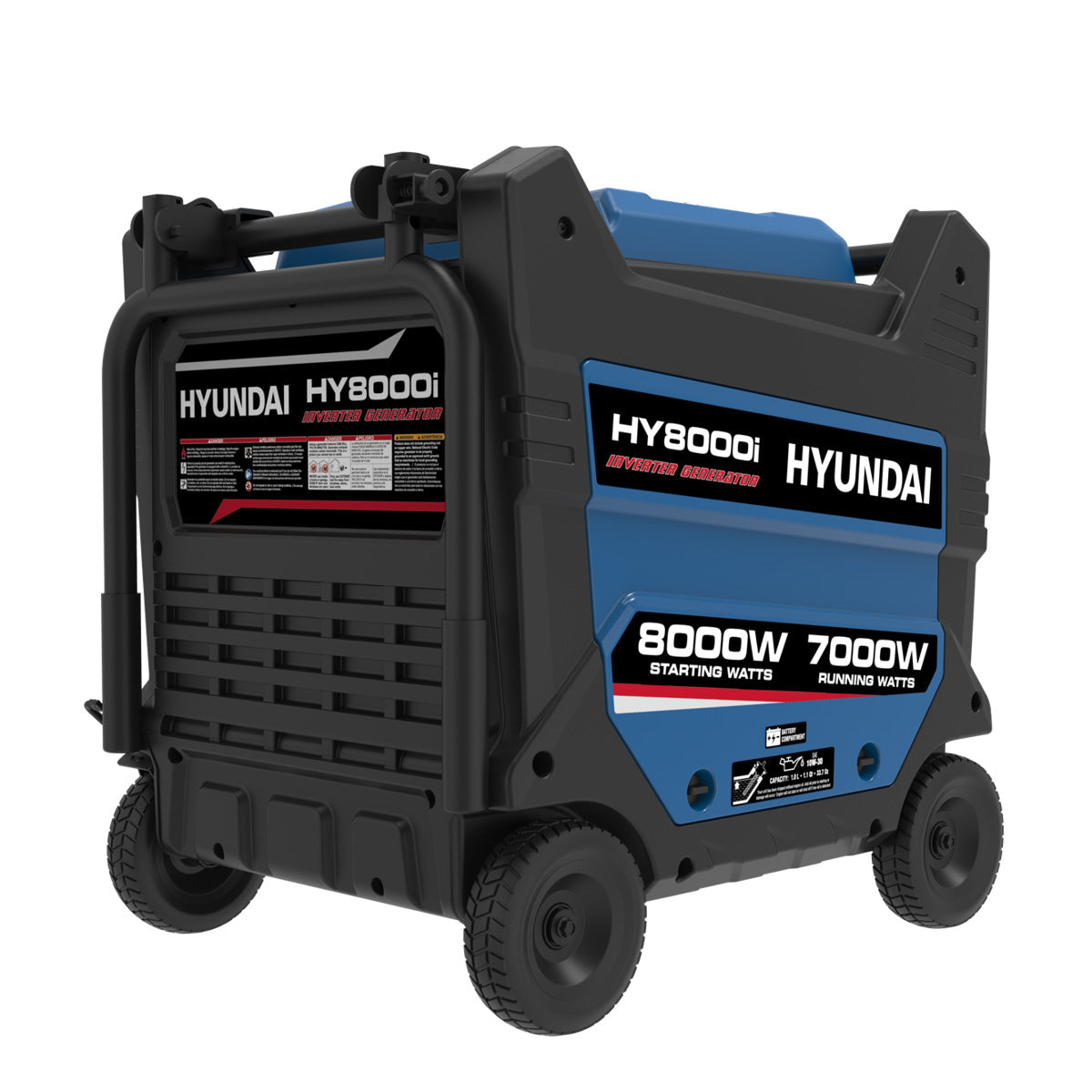 10kVA (8000W) Hyundai Petrol Inverter Generator HY8000i