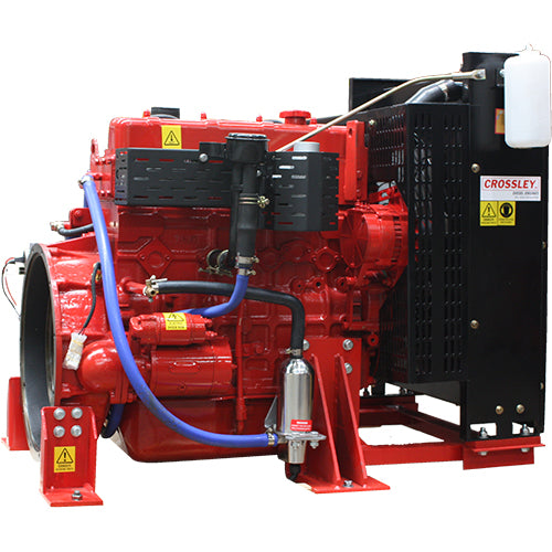 53kW Crossley Radiator Cooled Diesel Fire Pump Engine 4102N-1-RAD-FIRE-13
