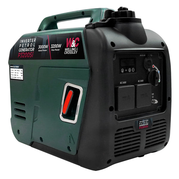 Welling & Crossley WC-P3200Si 3.8kVA petrol inverter generator