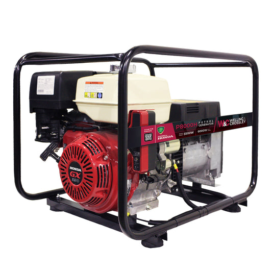 8kVA Welling & Crossley Honda Petrol Generator WC-P8000H