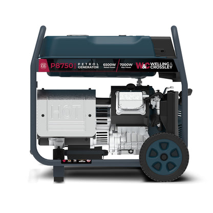 8.75kVA Welling & Crossley RCD Petrol Generator WC-P8750RCD