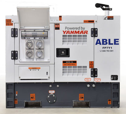 7kVA ABLE Yanmar Diesel Generator FP7Y1 - view 3