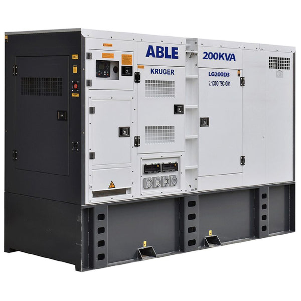 200kVA ABLE Diesel Generator LG200D3