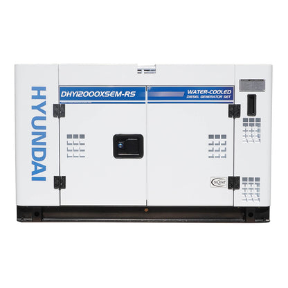 10kVA Hyundai Water-Cooled Diesel Generator DHY12000XSEm-RS + GT20628-1 ATS Package