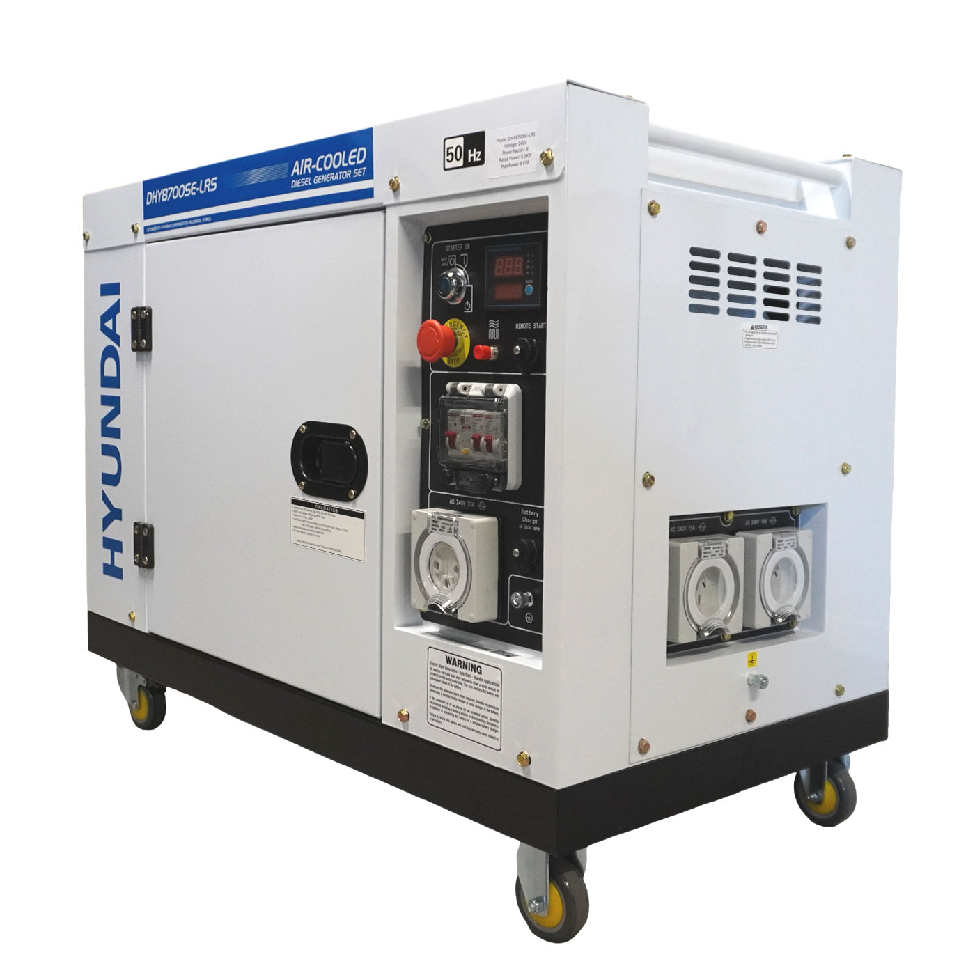 8kVA Hyundai DHY8700SE-LRS