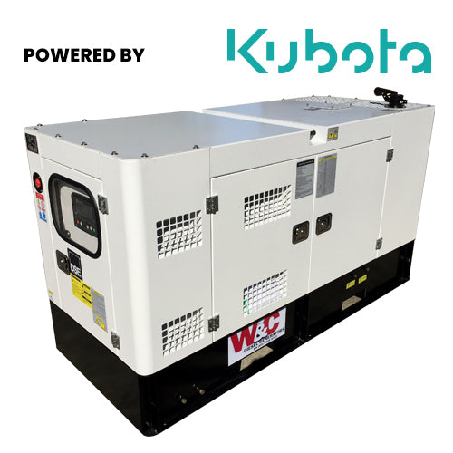 25kVA Single Phase Welling & Crossley Kubota Standby Diesel Generator ED25KYE