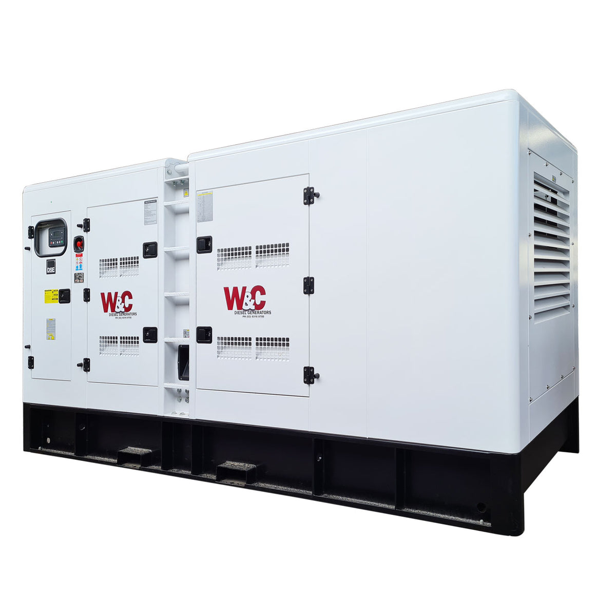 240kVA Three Phase Welling & Crossley Hyundai Standby Diesel Generator with 400L Tank ED240DSE/3C