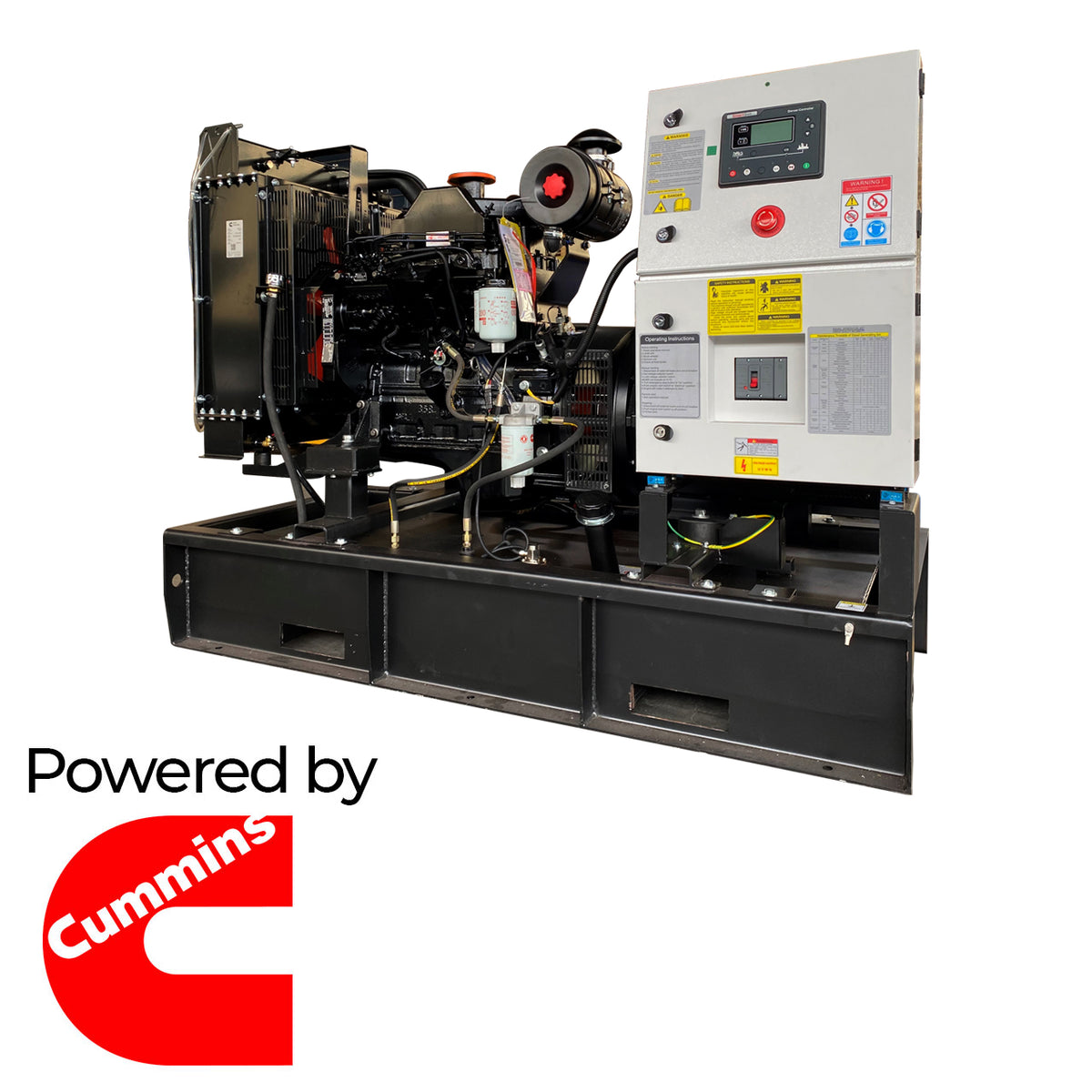 100kVA Single Phase Welling & Crossley Cummins Open Set Standby Diesel Generator ED100CuYE-OPEN