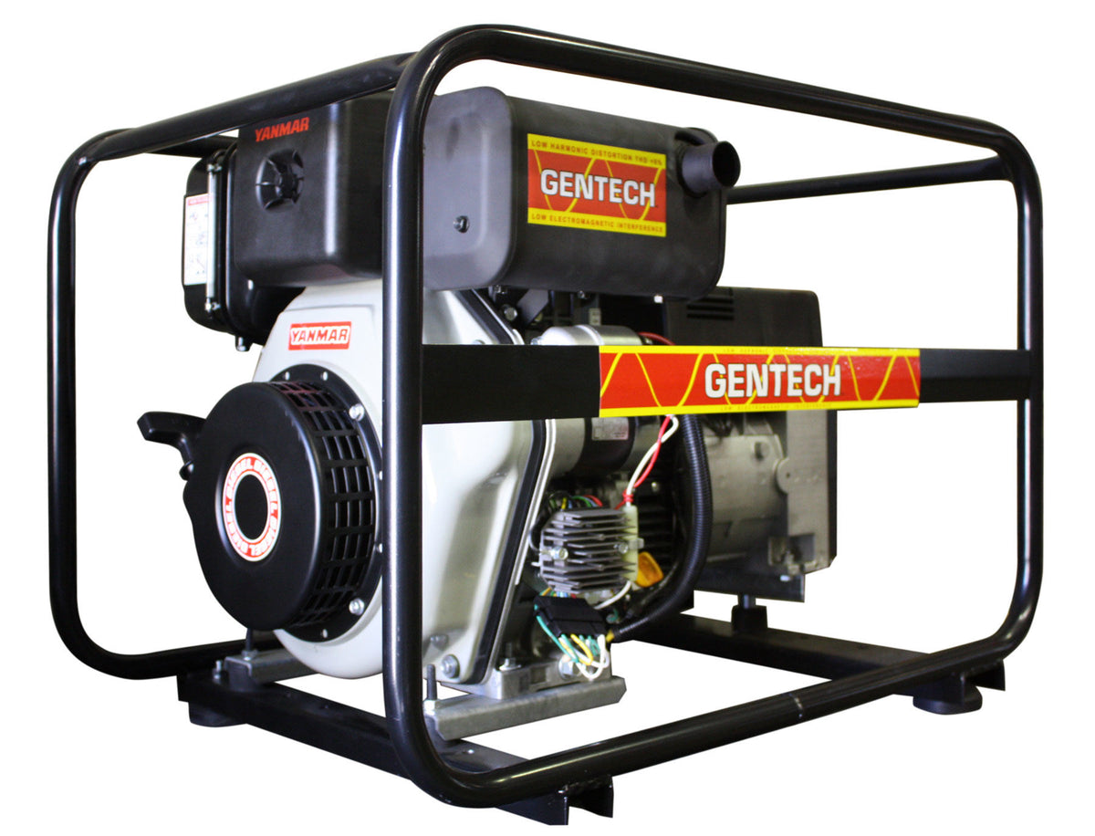 6.8kVA Gentech Diesel Generator ED6800YSRE