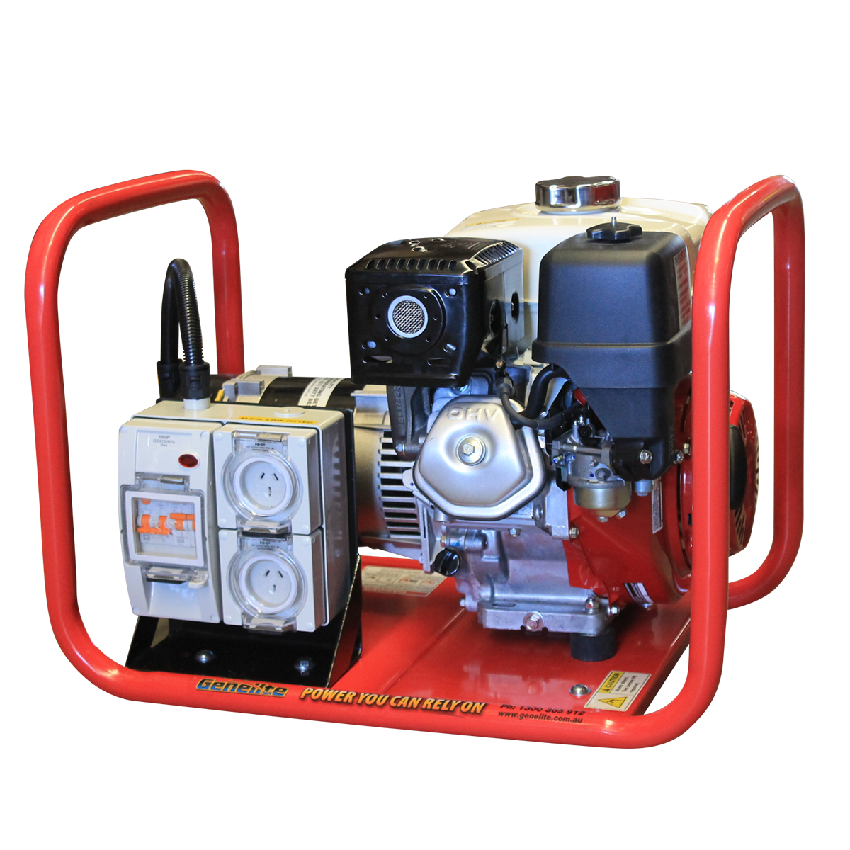 4.5kVA Honda GH4000H, Hire Spec