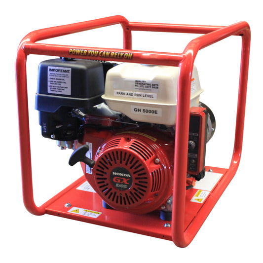 6kVA Honda Petrol Generator GH5000E Electric Start