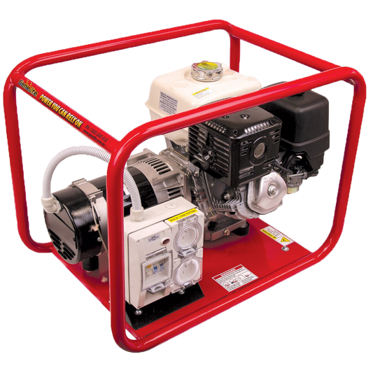 6kVA Honda GH5000EH, Hire Spec