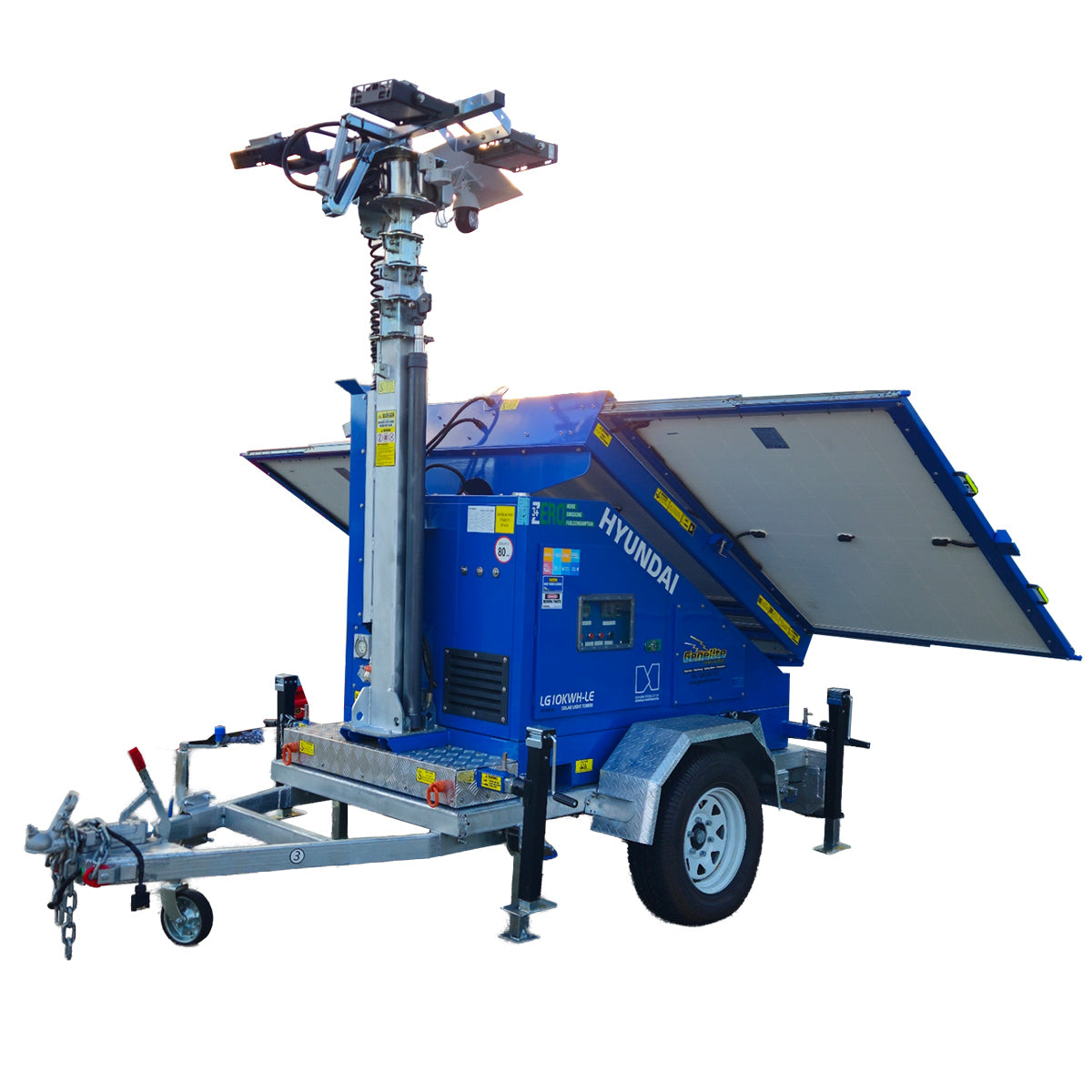 Hyundai HYLT600 Solar Lighting Tower