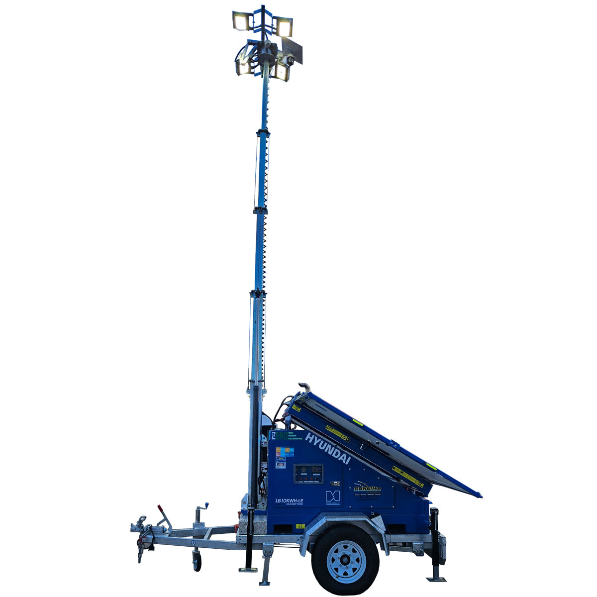 Hyundai HYLT600 Solar Lighting Tower