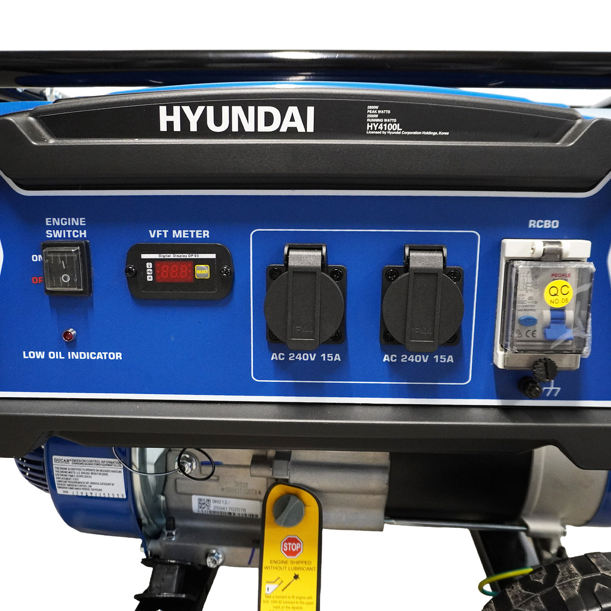 4kVA Hyundai Petrol Generator HY4100L