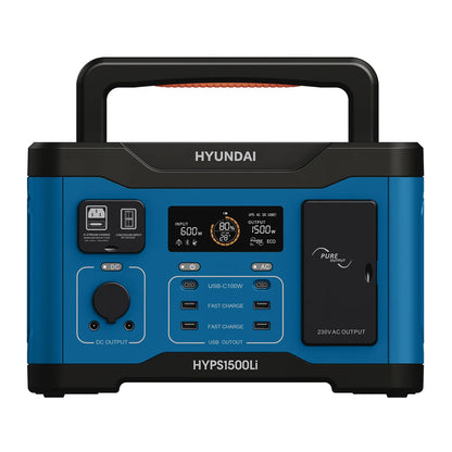 1500W Hyundai Portable Power Station HYPS1500