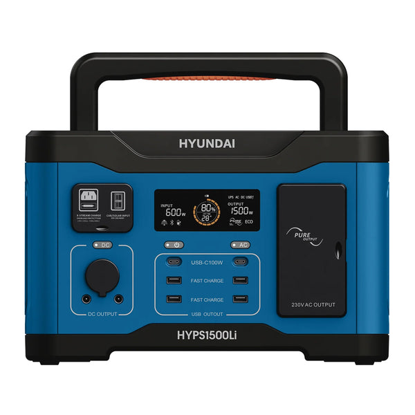 1500W Hyundai Portable Power Station HYPS1500