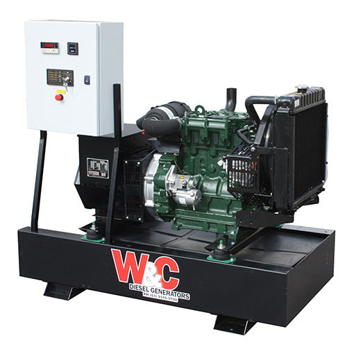 12kVA Three Phase Welling & Crossley Lister Petter Open Set Standby Diesel Generator LLD12/3