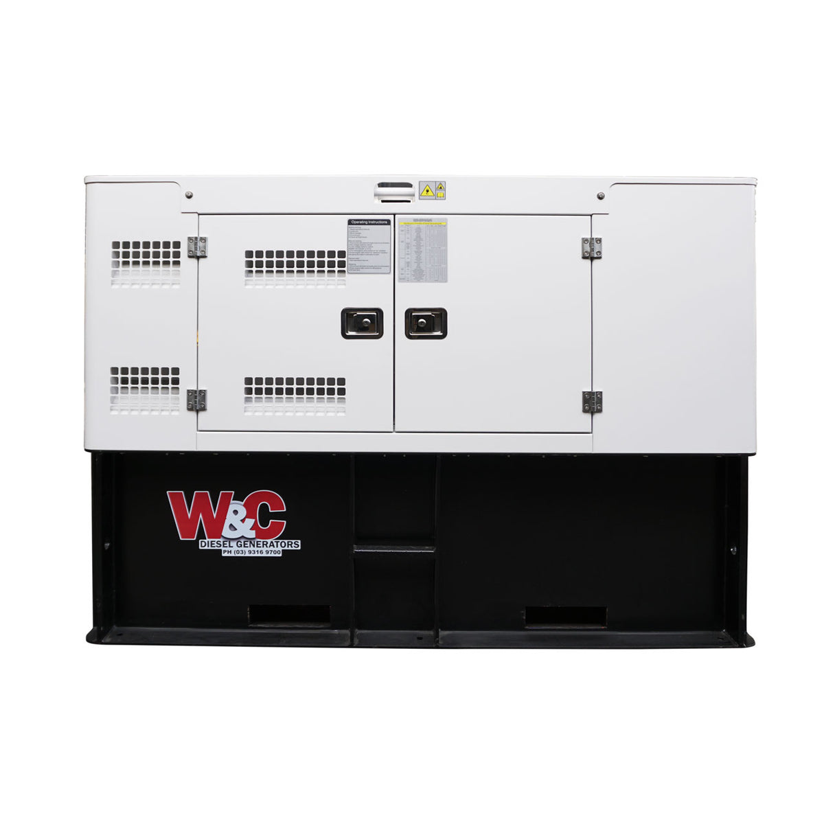 8.8kVA Single Phase Welling & Crossley Kubota Standby Diesel Generator with 400L Tank ED8.8KYE-400