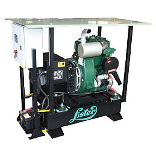 15kVA Three Phase Welling & Crossley Lister Petter Bore Pump Generator LLT15/3BPG
