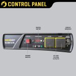 3.5kVA 2800W MaxWatt Petrol Generator MX3000R control panel