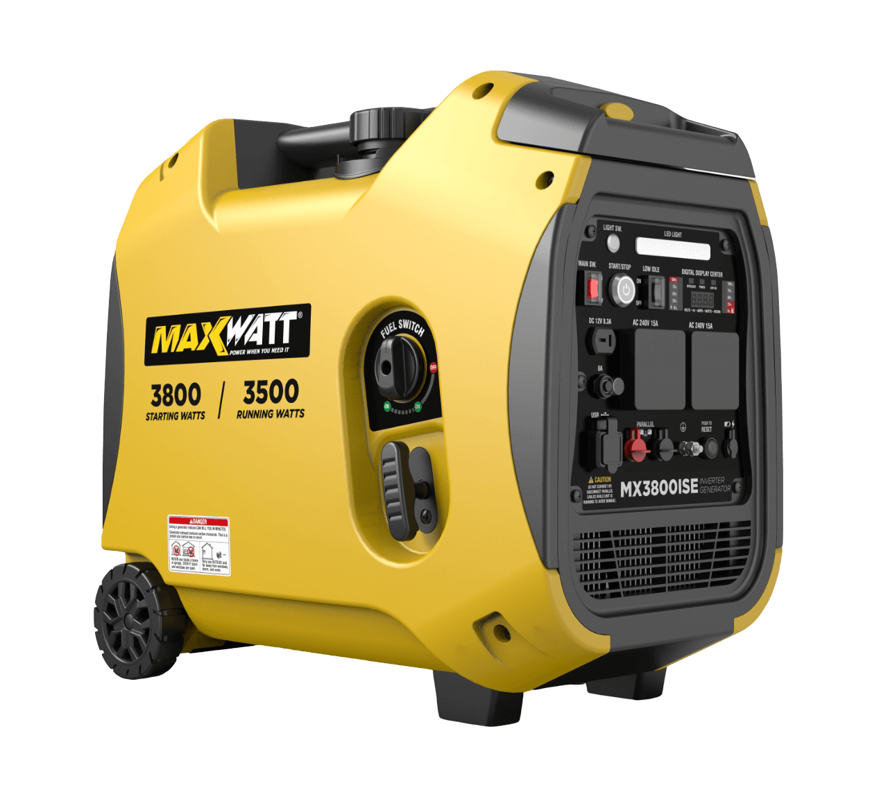4.5kVA MaxWatt Petrol Inverter Generator MX3800ISE