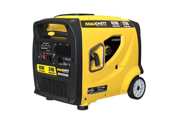 MaxWatt MX4500IS 5.4kVA inverter generator, left side