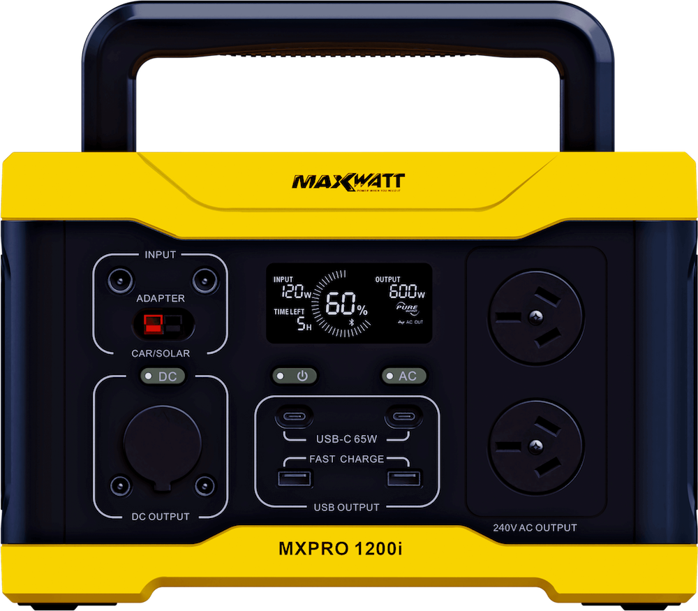 1200W MaxWatt Portable Power Station MXPRO1200I