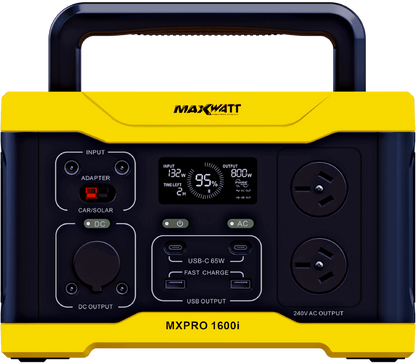1600W MaxWatt Portable Power Station MXPRO1600I