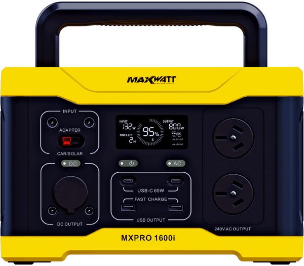 1600W MaxWatt Portable Power Station MXPRO1600I
