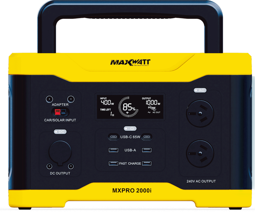 2000W MaxWatt Portable Power Station MXPRO2000I