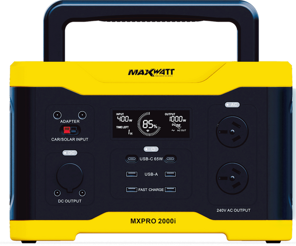 2000W MaxWatt Portable Power Station MXPRO2000I