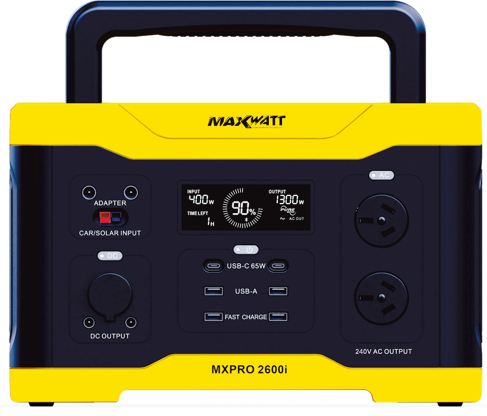 2600W MaxWatt Portable Power Station MXPRO2600I