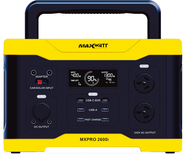 2600W MaxWatt Portable Power Station MXPRO2600I