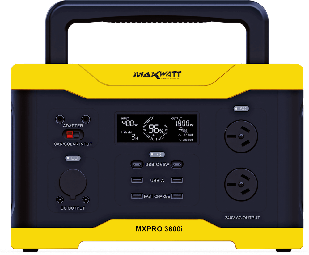 3600W MaxWatt Portable Power Station MXPRO3600I