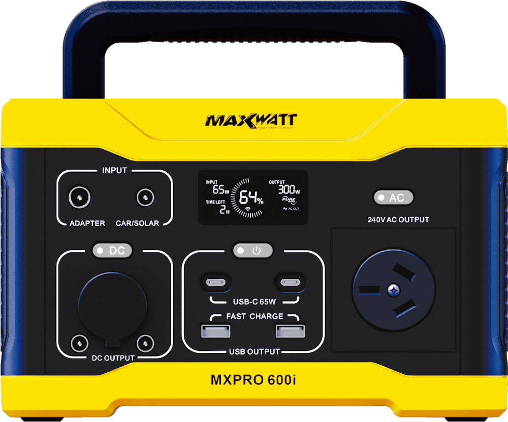 600W MaxWatt Portable Power Station MXPRO600I