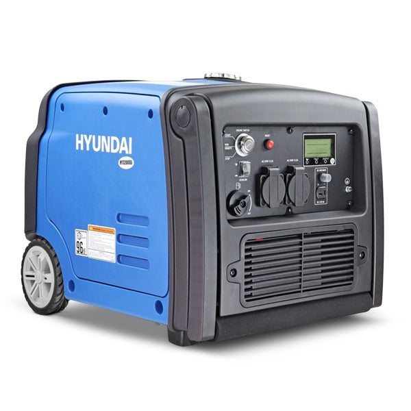 4kVA (3200W) Hyundai Petrol Inverter Generator HY3200SEi