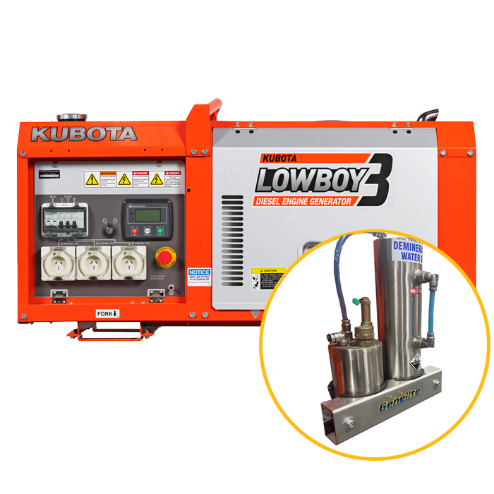 8kVA Kubota Diesel Generator GL9000 with Hydrogen on Demand