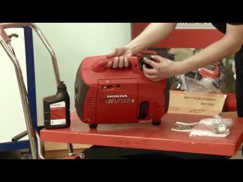 Honda EU10i inverter generator set up video