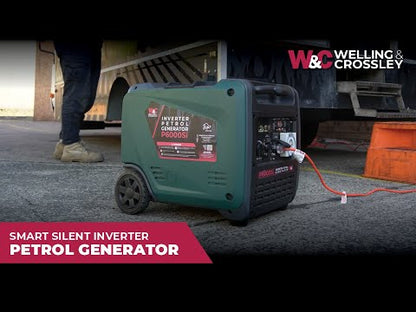 Welling & Crossley WC-P6000Si inverter generator video