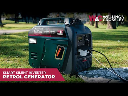 Welling & Crossley WC-P3200Si inverter generator video