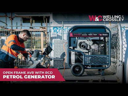 Welling & Crossley WC-P13750RCD petrol generator video